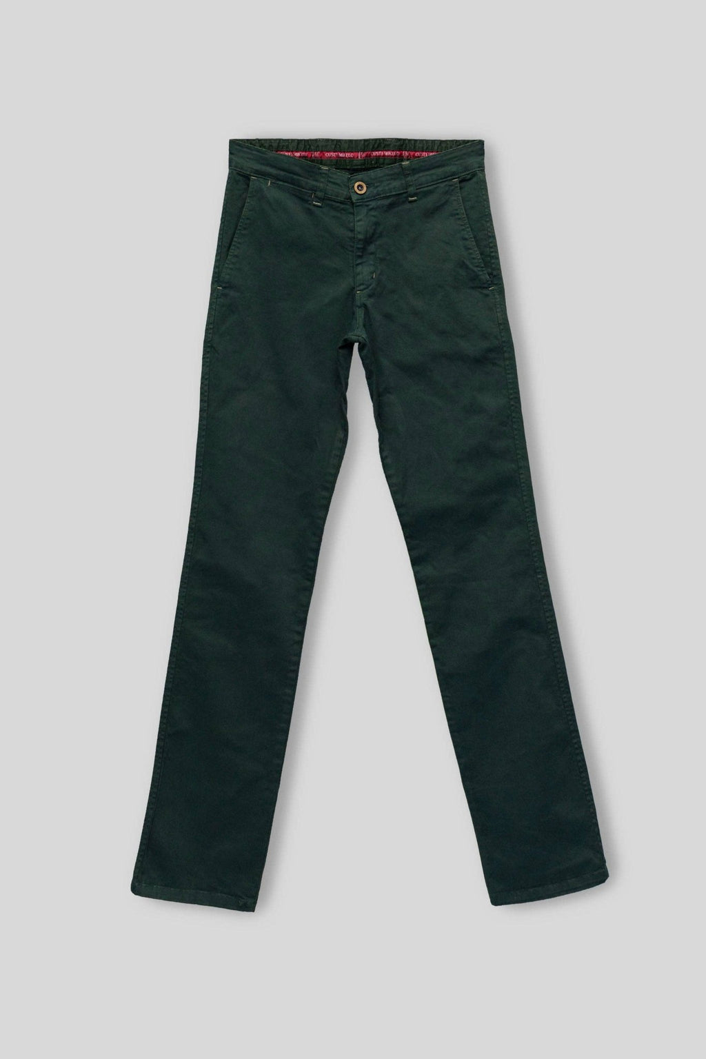 Bottle Green Stretch Chino Pants | Jesulín - LUXONAS HOME