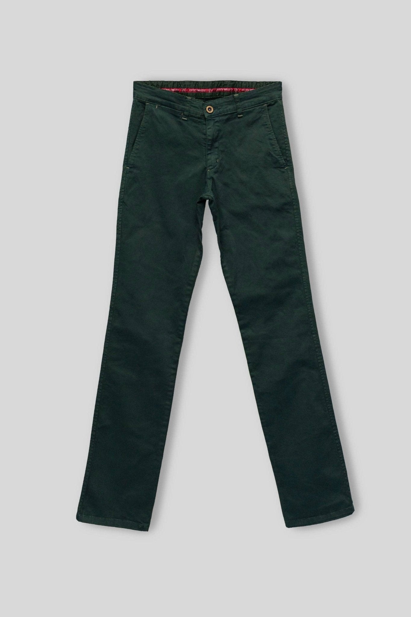 Bottle Green Stretch Chino Pants | Jesulín - LUXONAS HOME
