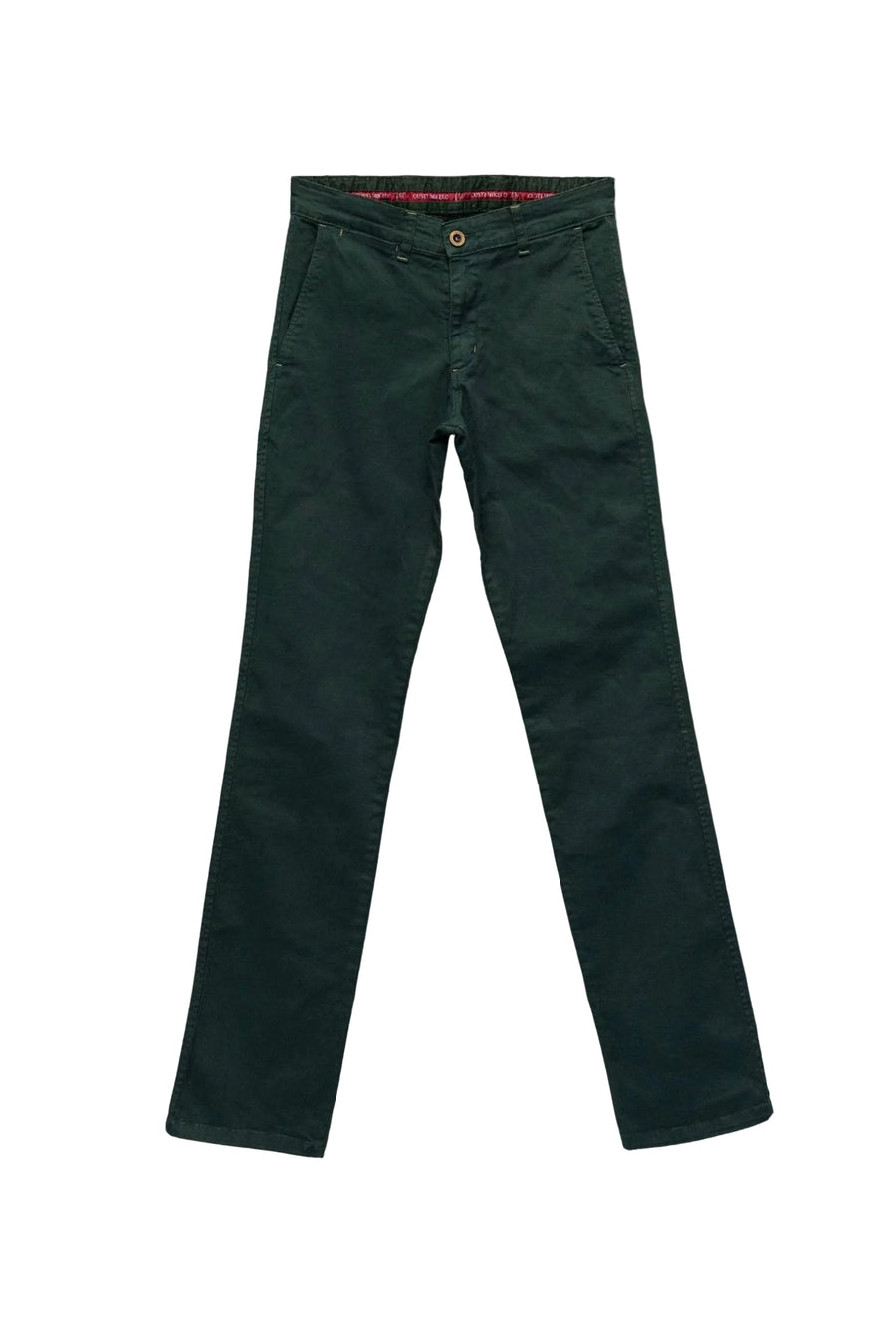 Bottle Green Stretch Chino Pants | Jesulín