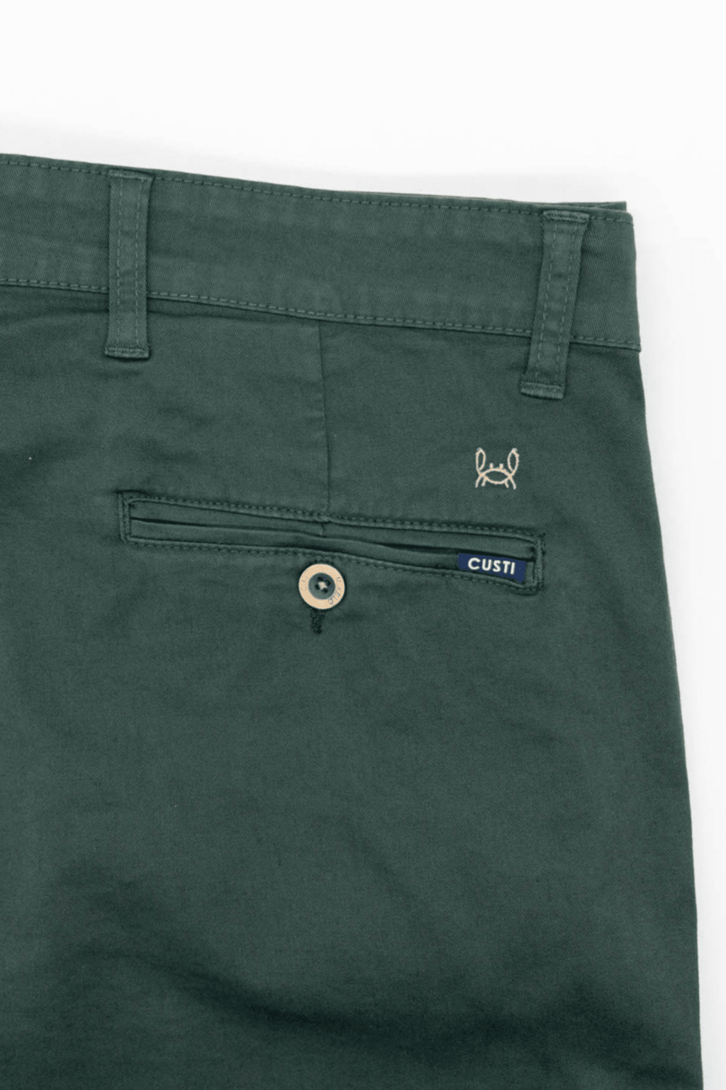 Bottle Green Stretch Chino Pants | Jesulín - LUXONAS HOME