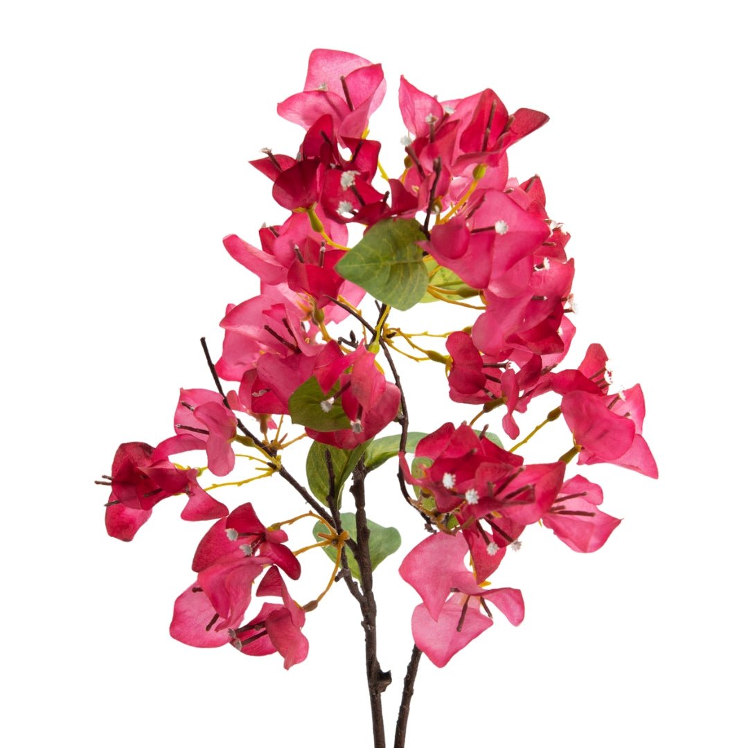 Bougainvillea Modesta Faux Floral Stem - 80cm