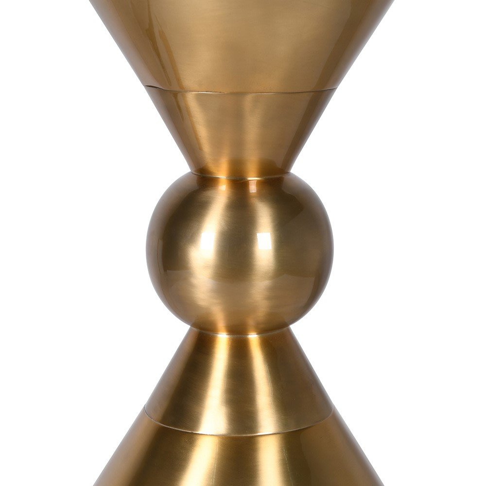 Brass Waisted Side Table - Elegant and Functional Home Decor - LUXONAS