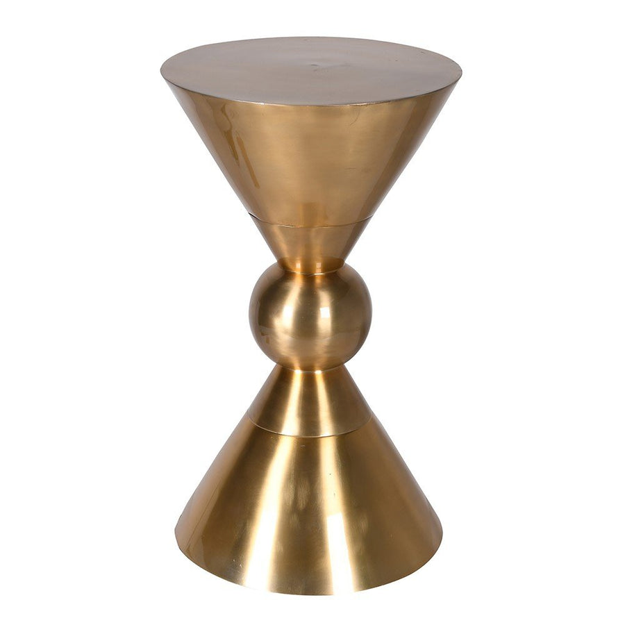 Brass Waisted Side Table - Elegant and Functional Home Decor