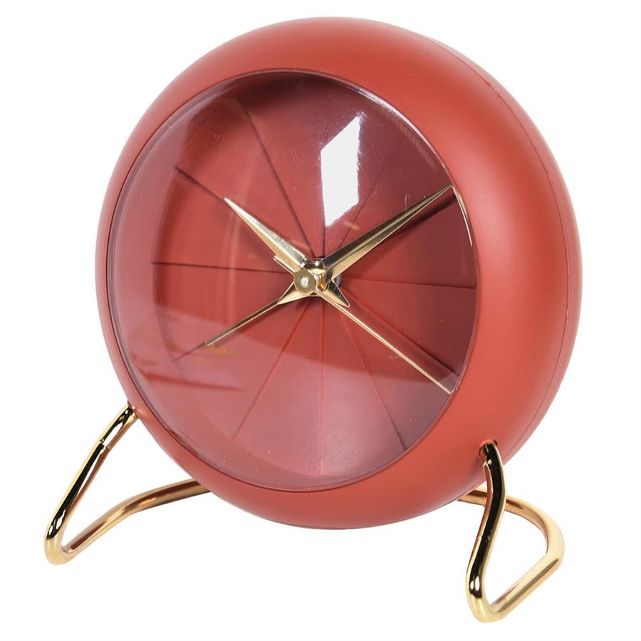Brick Red Alarm Clock - LUXONAS