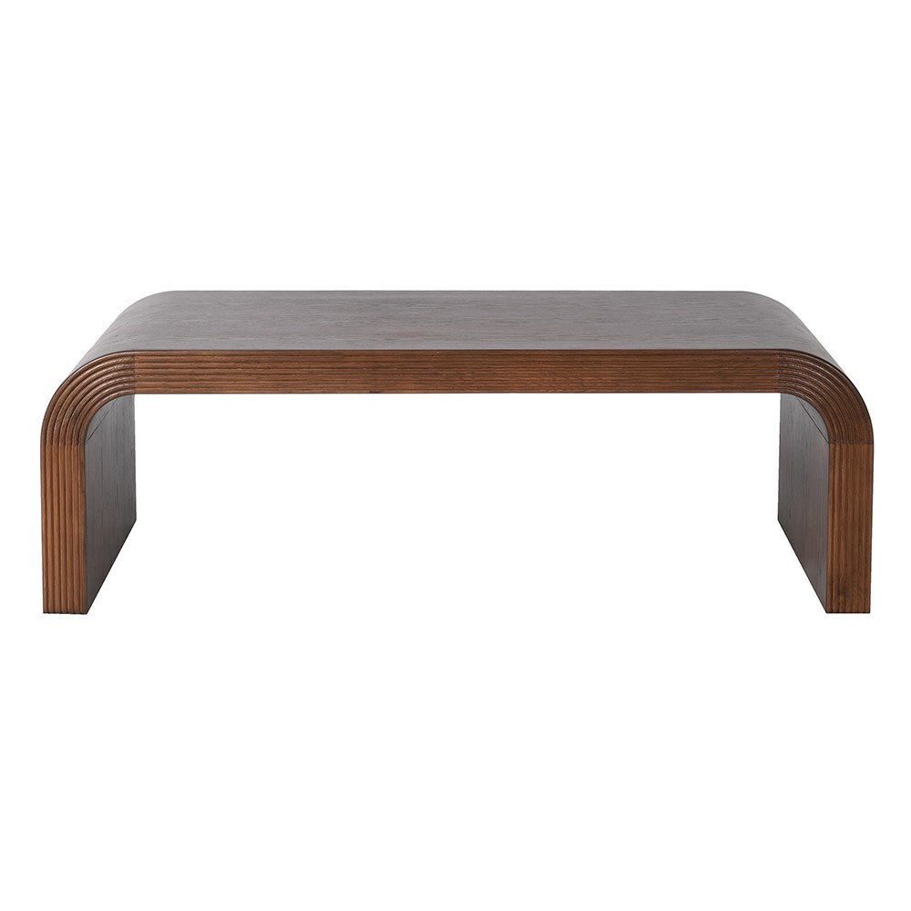 Bridge Coffee Table - Elegant Oak and Plywood Design - LUXONAS