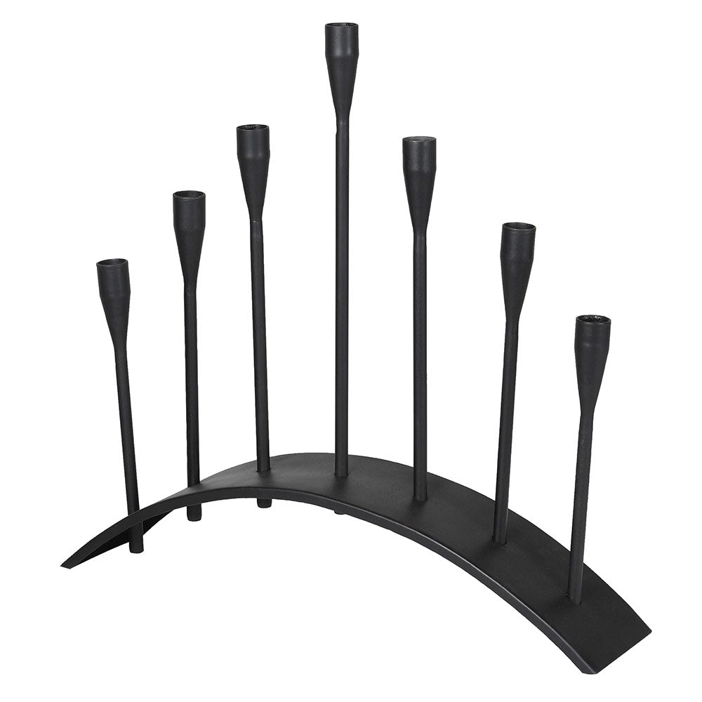 Bridged Metal Candleholder - LUXONAS