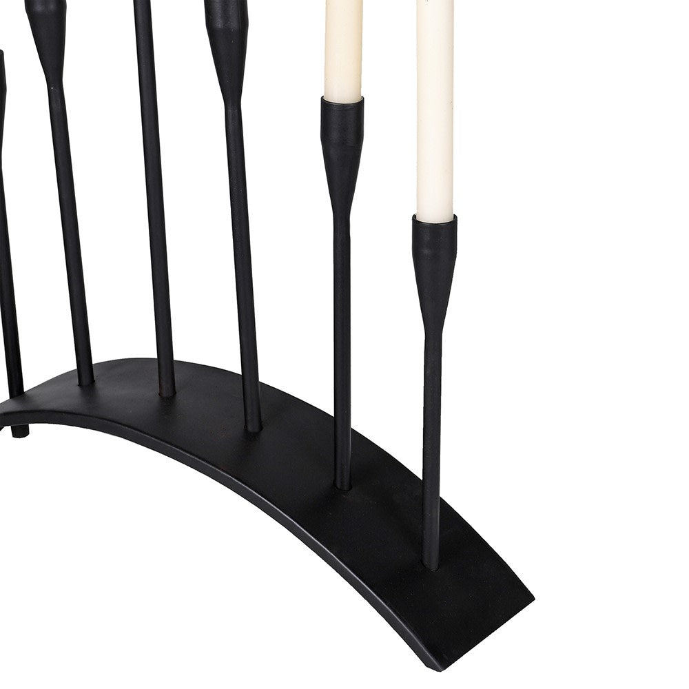 Bridged Metal Candleholder - LUXONAS
