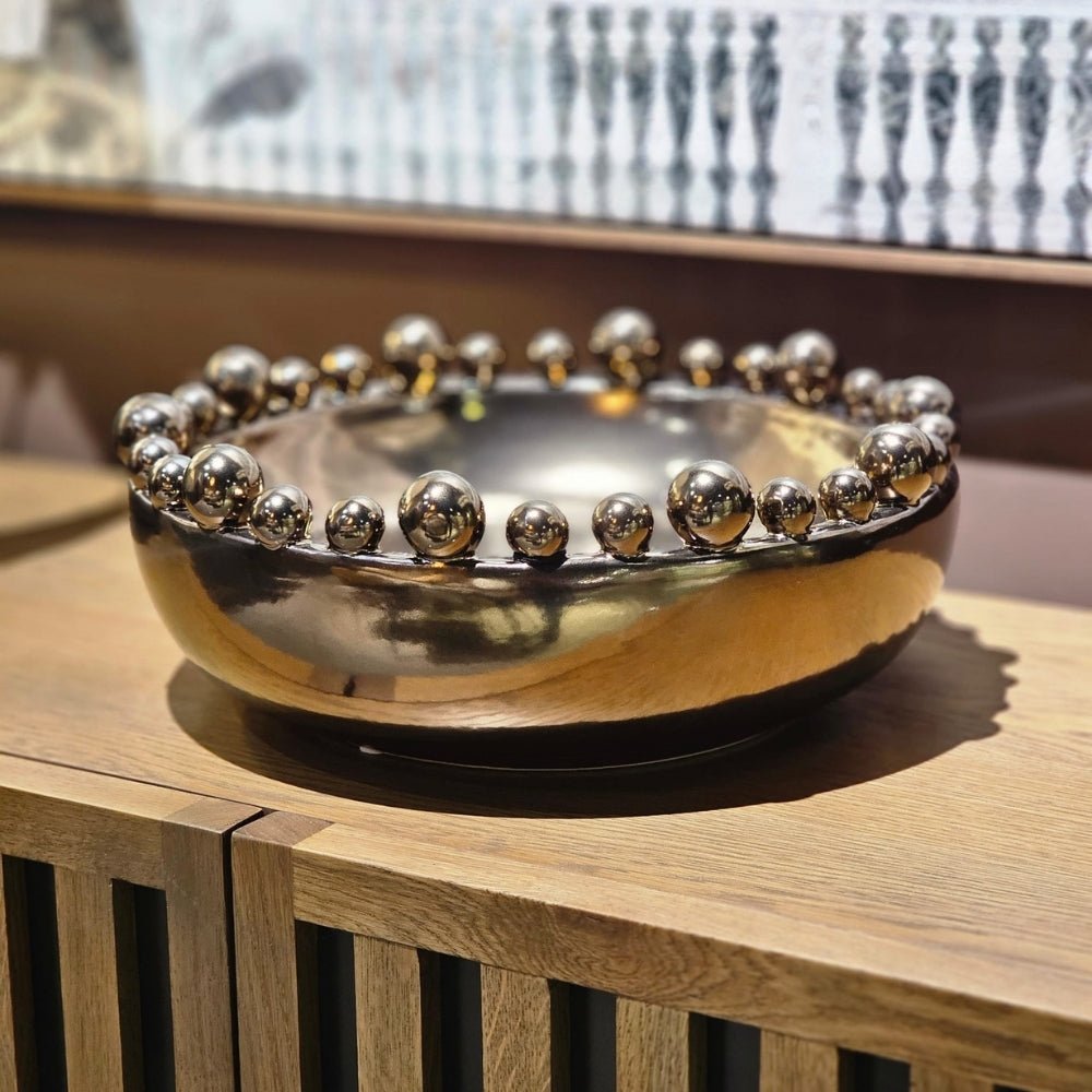 Bronze Bobble Bowl - LUXONAS HOME