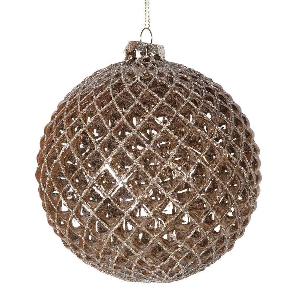 Bronze Diamond Bauble