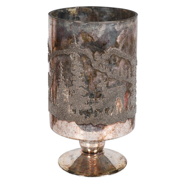 Bronze Reindeer Large Hurricane