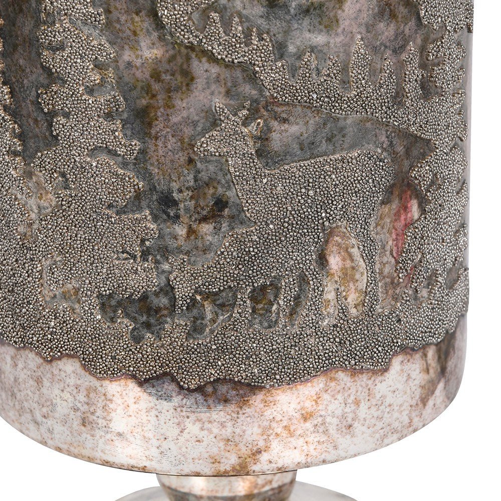 Bronze Reindeer Large Hurricane - LUXONAS