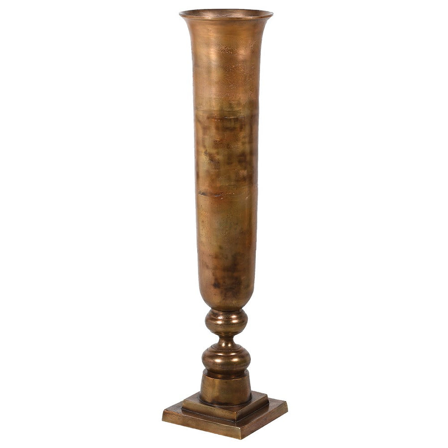 Bronze Tall Slim Vase