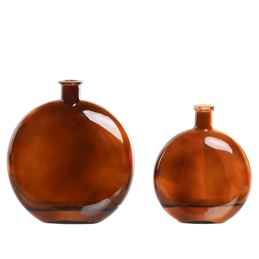 Brown Glass Vase
