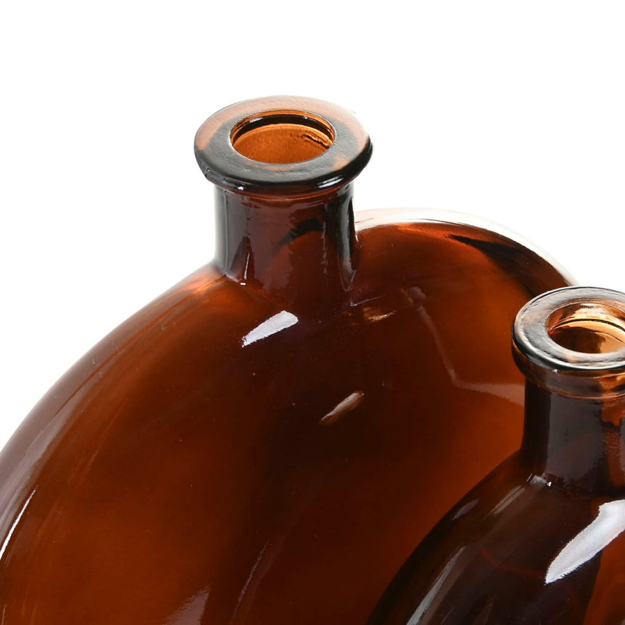 Brown Glass Vase