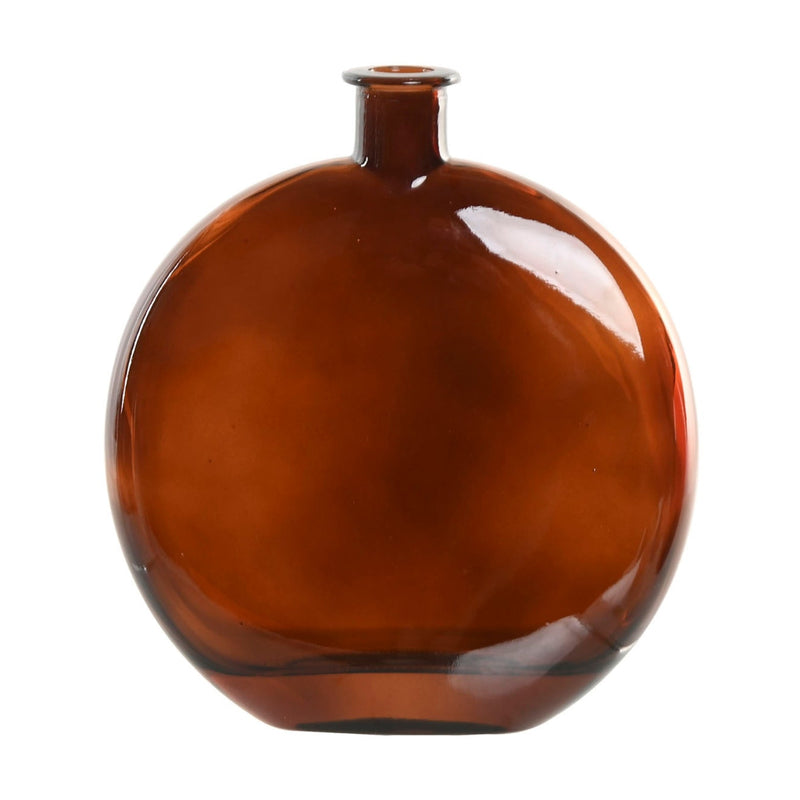 Large Brown Glass Vase