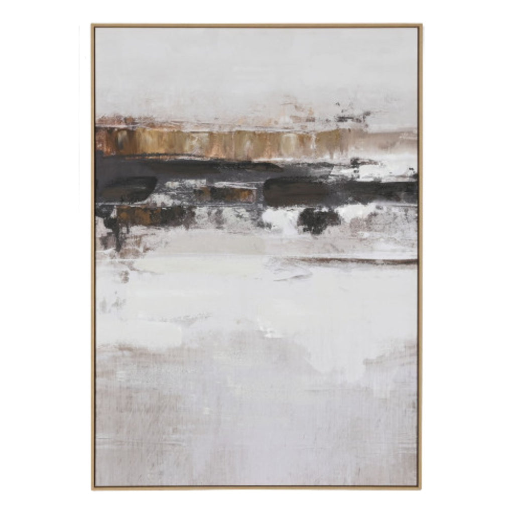 Brown Hues Abstract Wall Art - LUXONAS