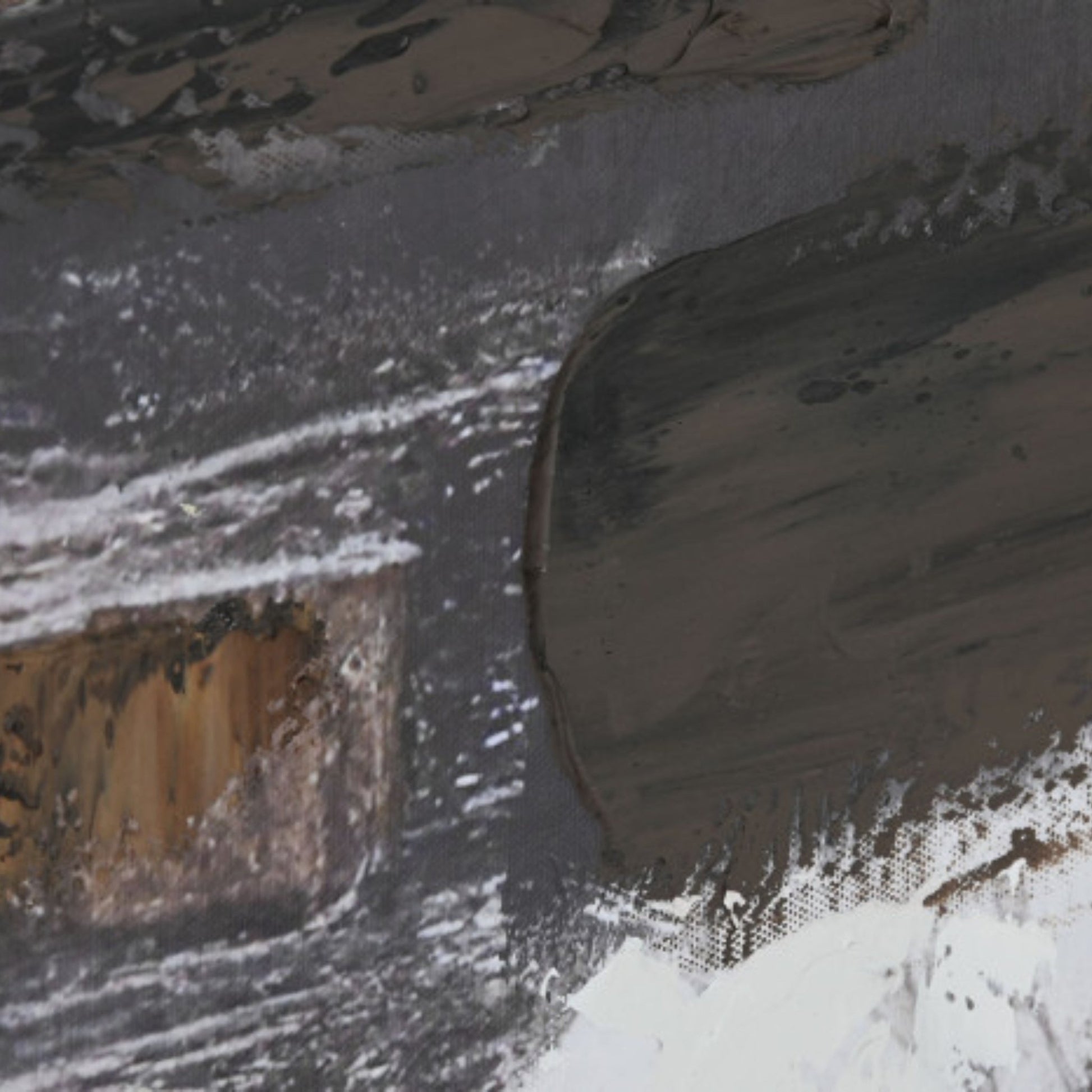 Brown Hues Abstract Wall Art - LUXONAS