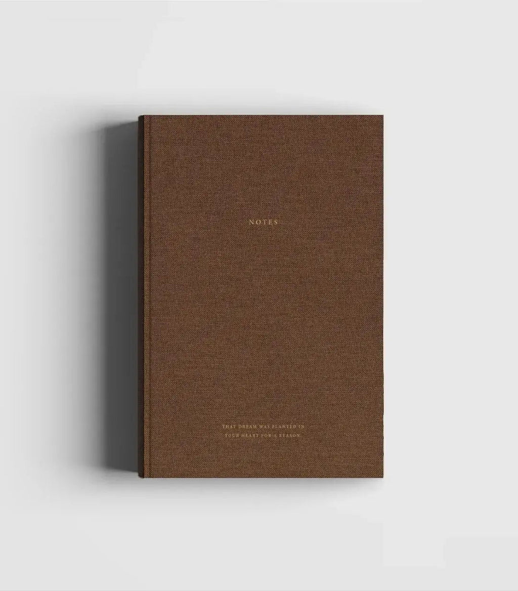 Brown Linen & Golden Notebook - LUXONAS