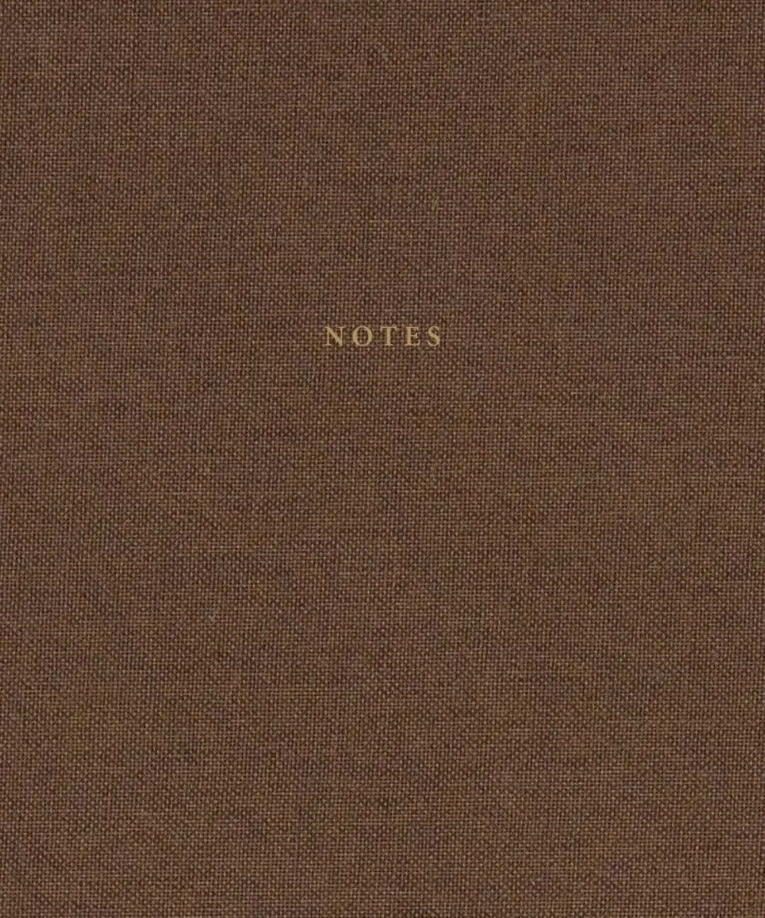 Brown Linen & Golden Notebook - LUXONAS