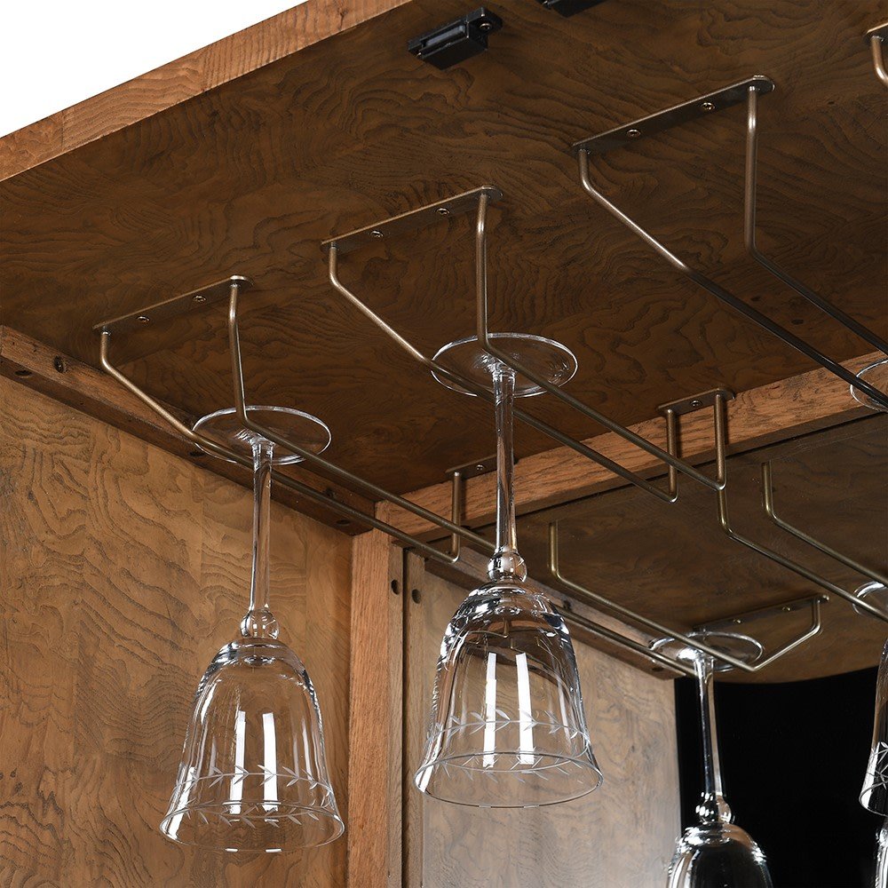 Burldan 2 Door Bar Cabinet - LUXONAS