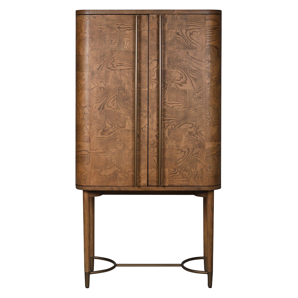 Burldan 2 Door Bar Cabinet - LUXONAS