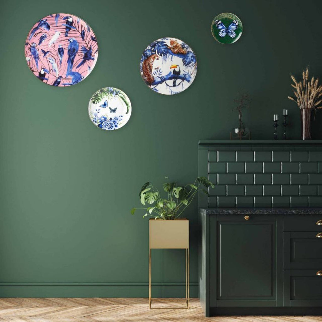 Butterfly Garden Wall Plate - LUXONAS