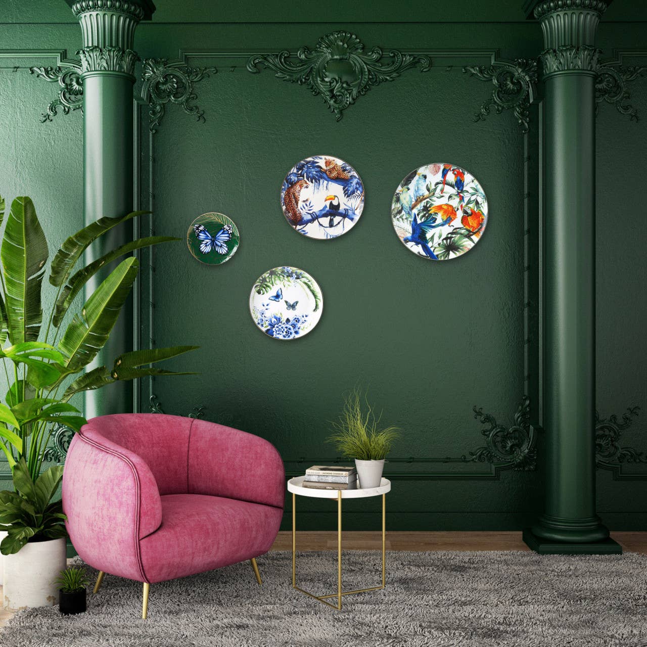 Butterfly Wall Plate - LUXONAS