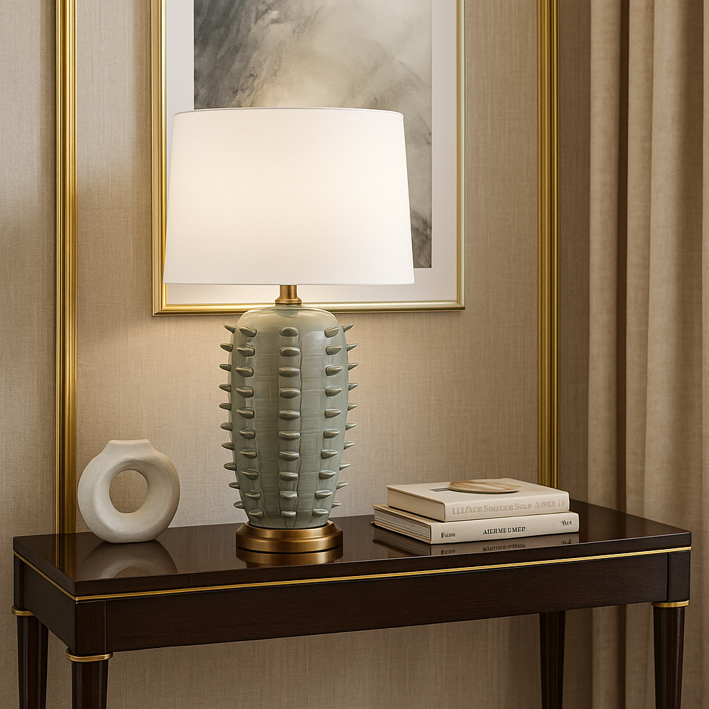 Zenith Ceramic Table Lamp - Elegant Home Lighting