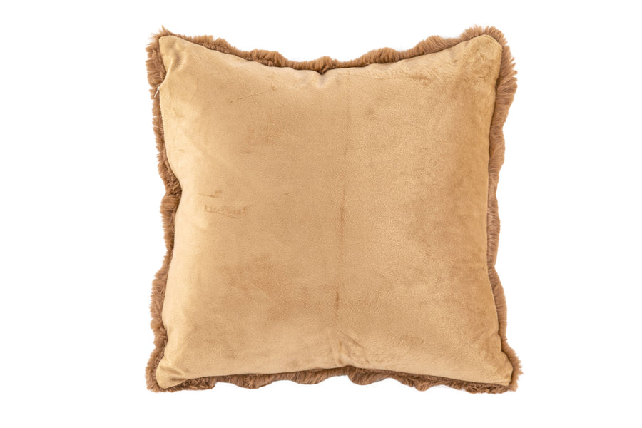 Cushion (filled) Bubble rabbit fur - 45x45 cm: INDIANTAN
