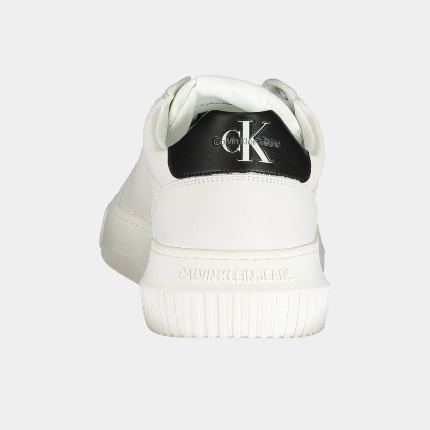 Calvin Klein White Sneakers - Low Top Lace - Up Casual Sneakers - LUXONAS HOME