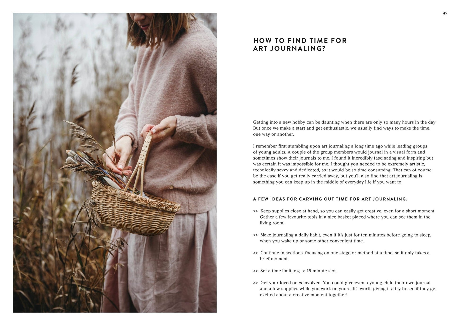 Canvas for Creativity - a Gentle Guide to Art Journaling - LUXONAS