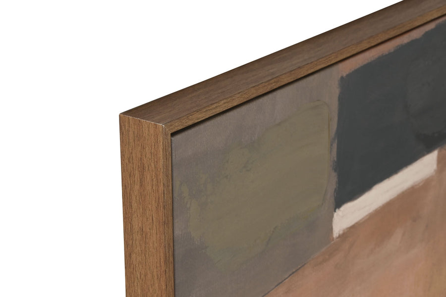 Caramel Forms Abstract 3D Canvas Wall Art
