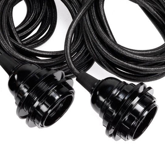 Ceiling Lamp Fitting - Black - 3 Fittings - LUXONAS HOME