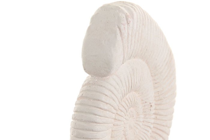 Cement Conch Shell on Stand