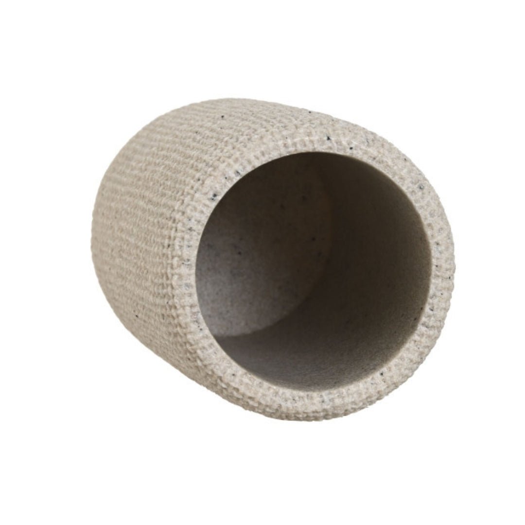 Cement Texture Resin Bathroom Dispenser - LUXONAS