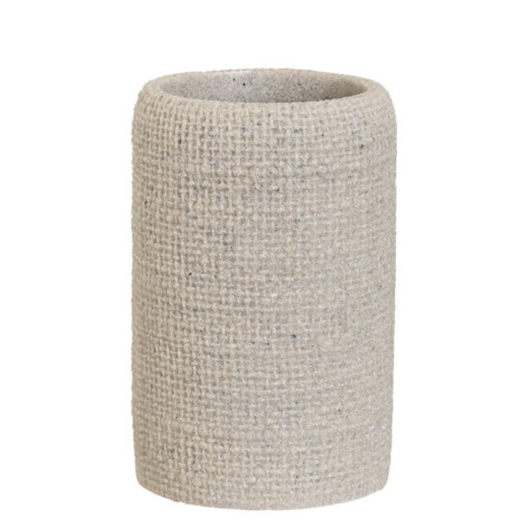 Cement Texture Resin Bathroom Dispenser - LUXONAS