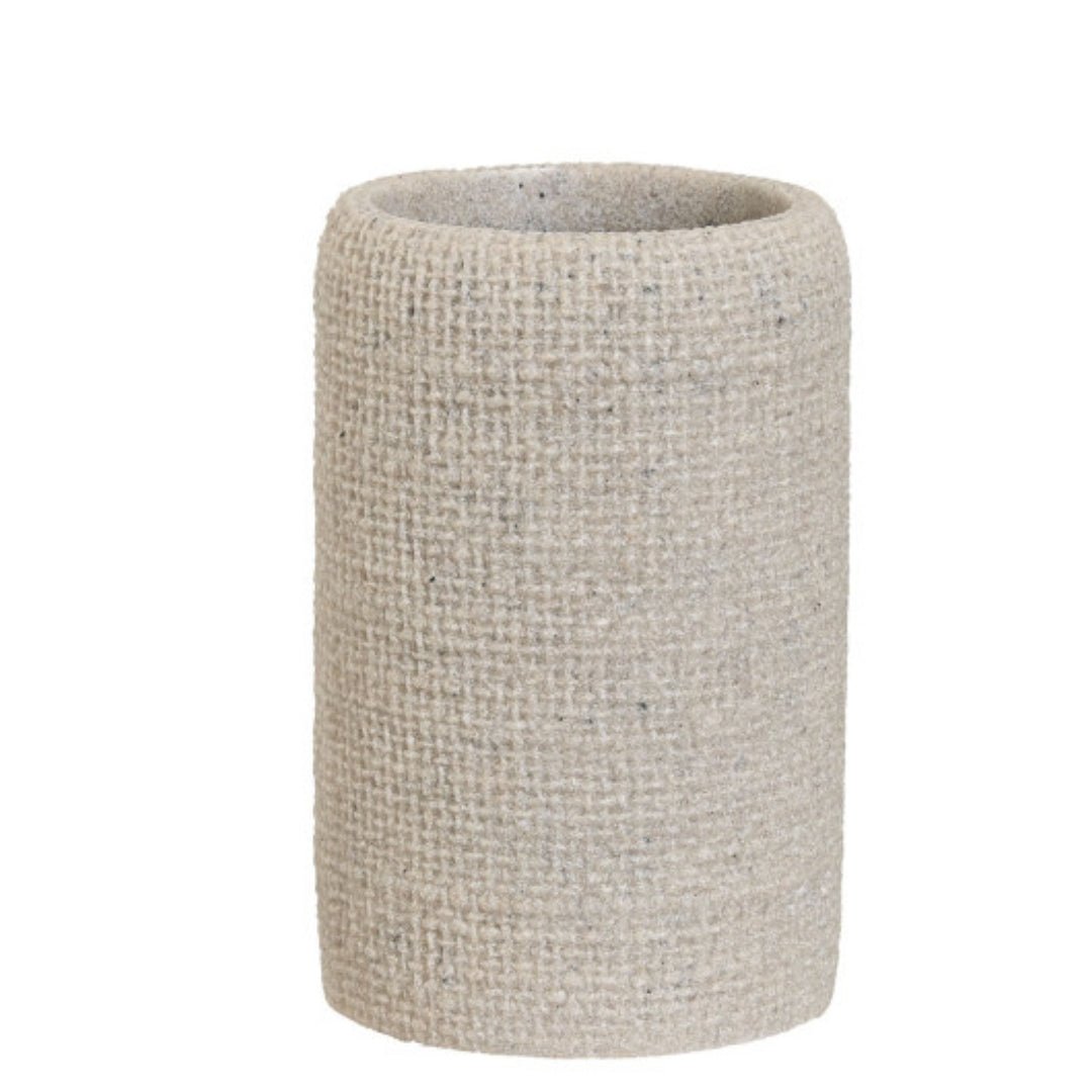 Cement Texture Resin Bathroom Dispenser - LUXONAS