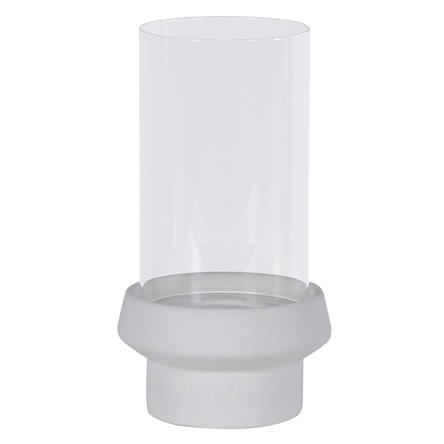 Ceramic Hurricane Lantern on Stand