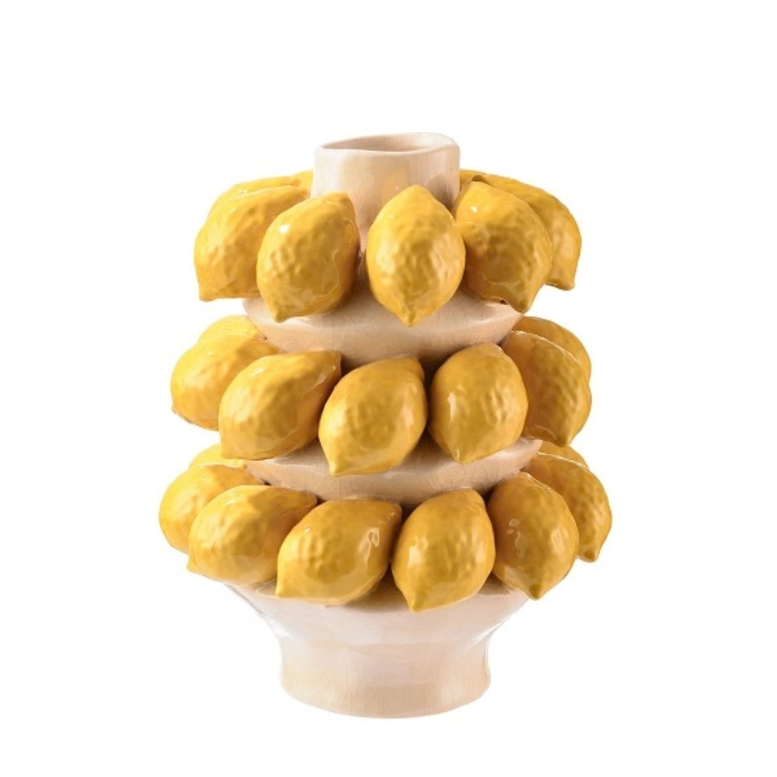 Ceramic Vase 'Lemons' - LUXONAS HOME