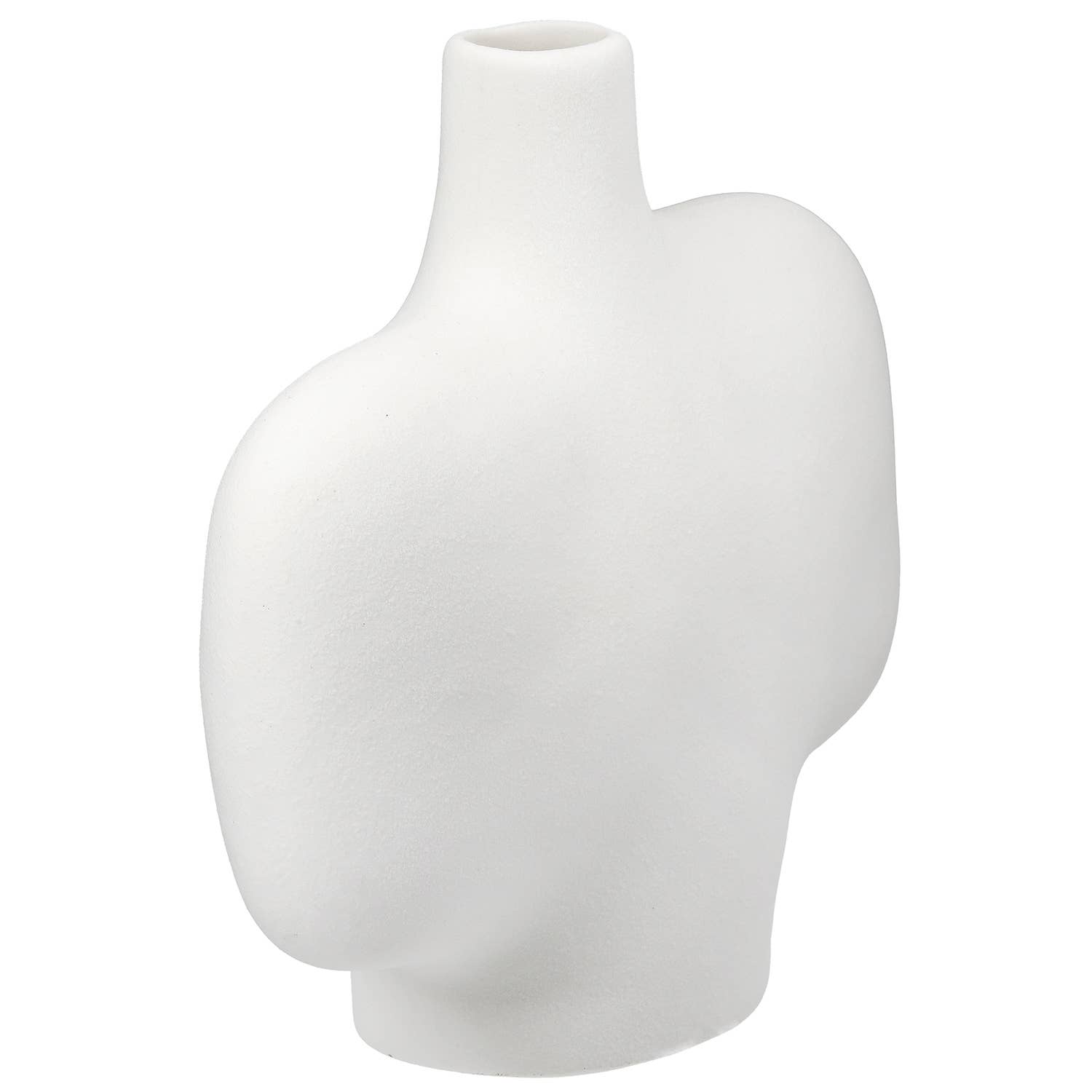 Ceramic White Organico Vase - LUXONAS HOME