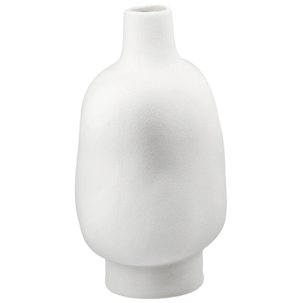 Ceramic White Organico Vase - LUXONAS HOME