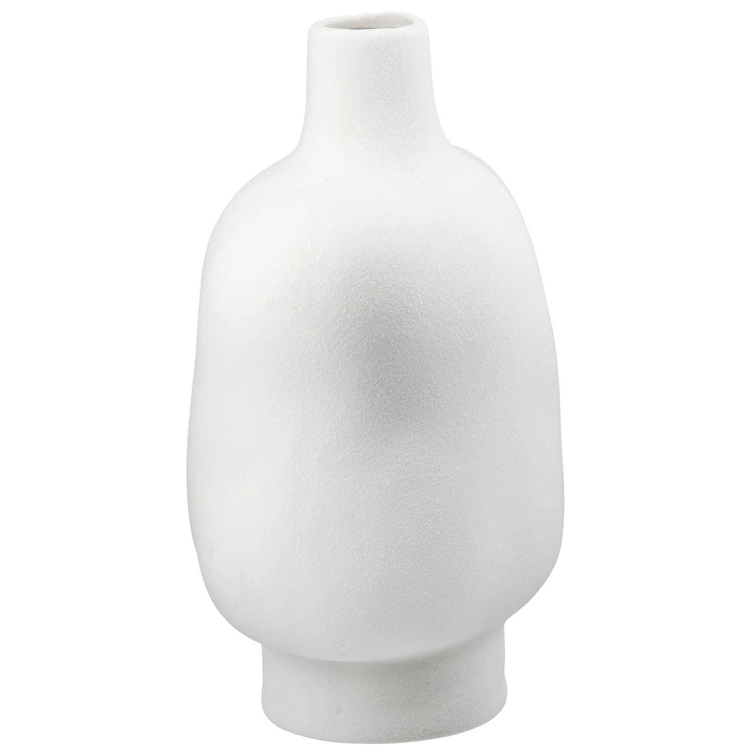 Ceramic White Organico Vase - LUXONAS HOME