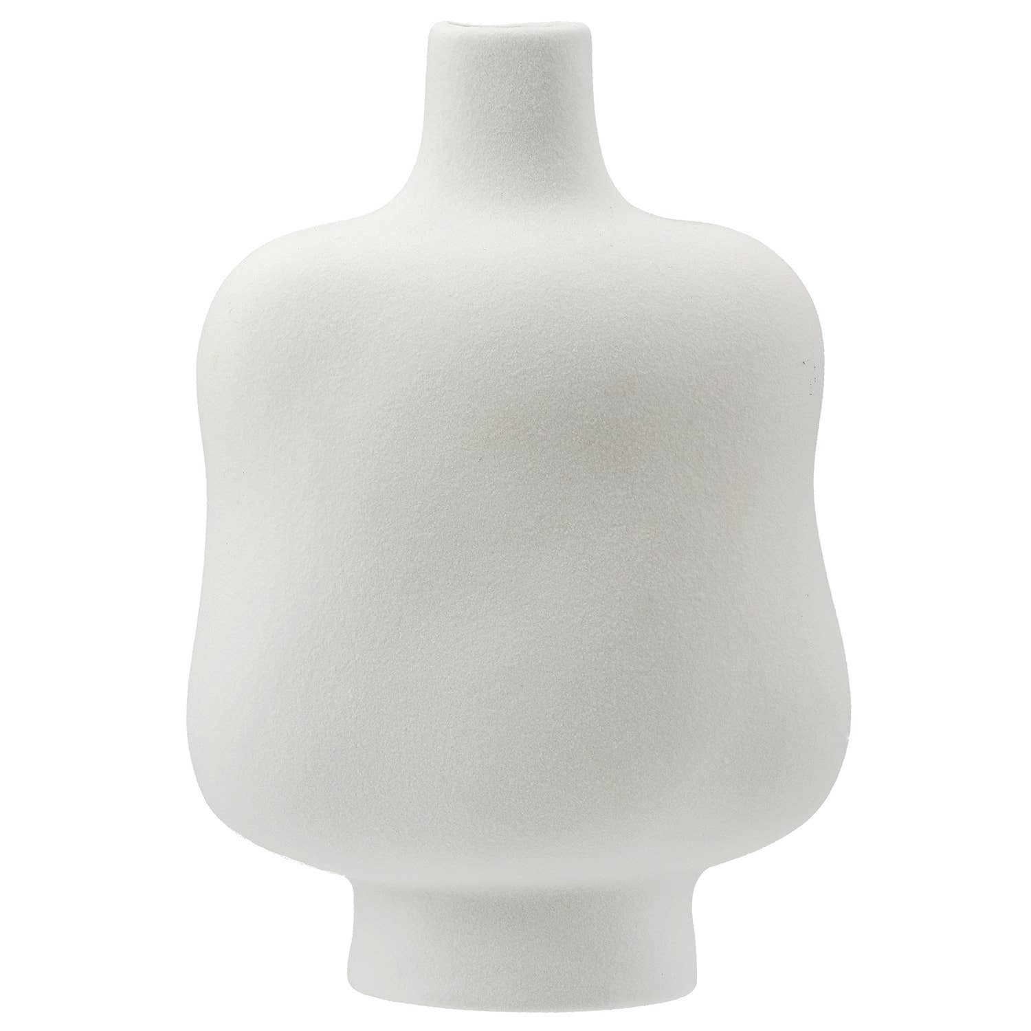 Ceramic White Organico Vase - LUXONAS HOME