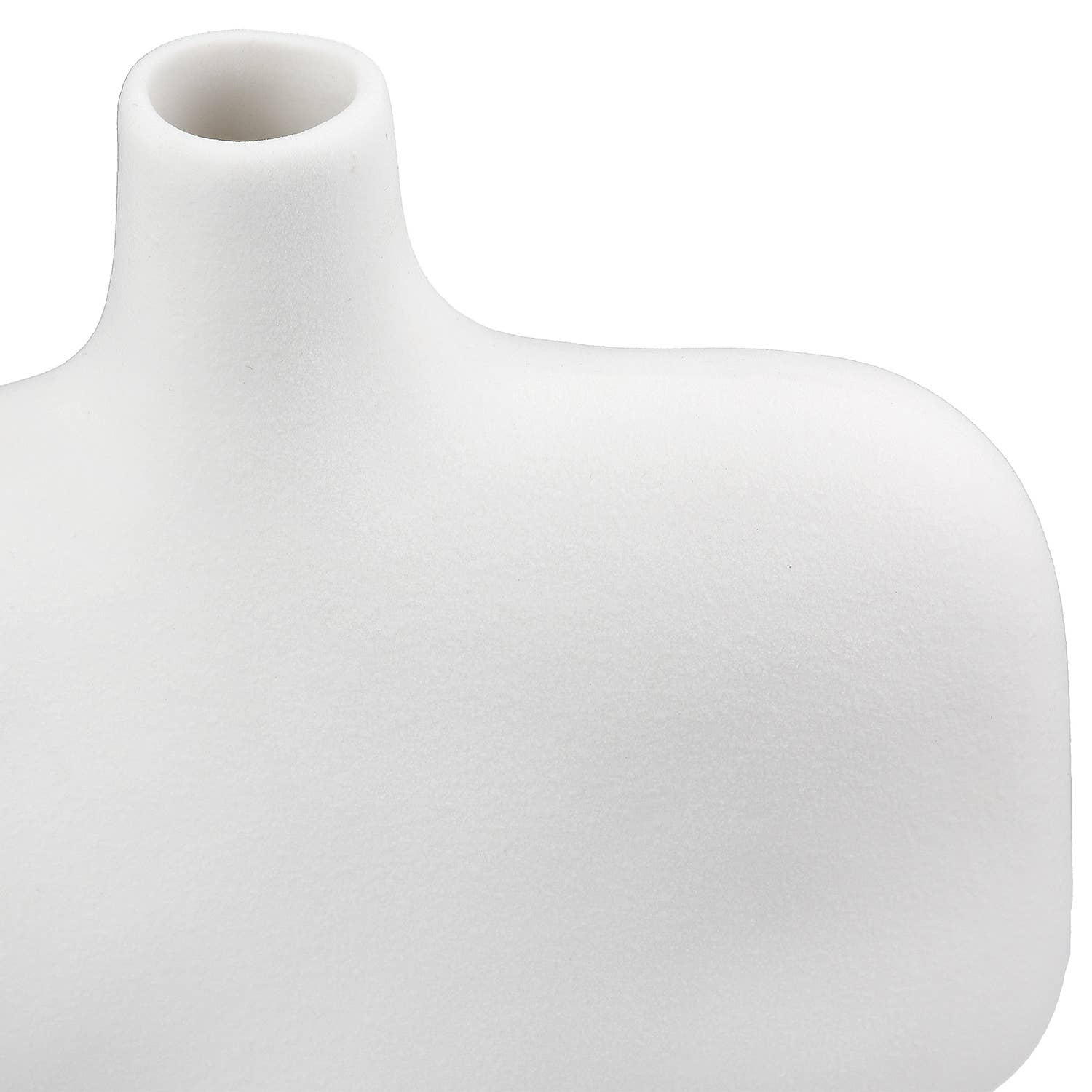 Ceramic White Organico Vase - LUXONAS HOME