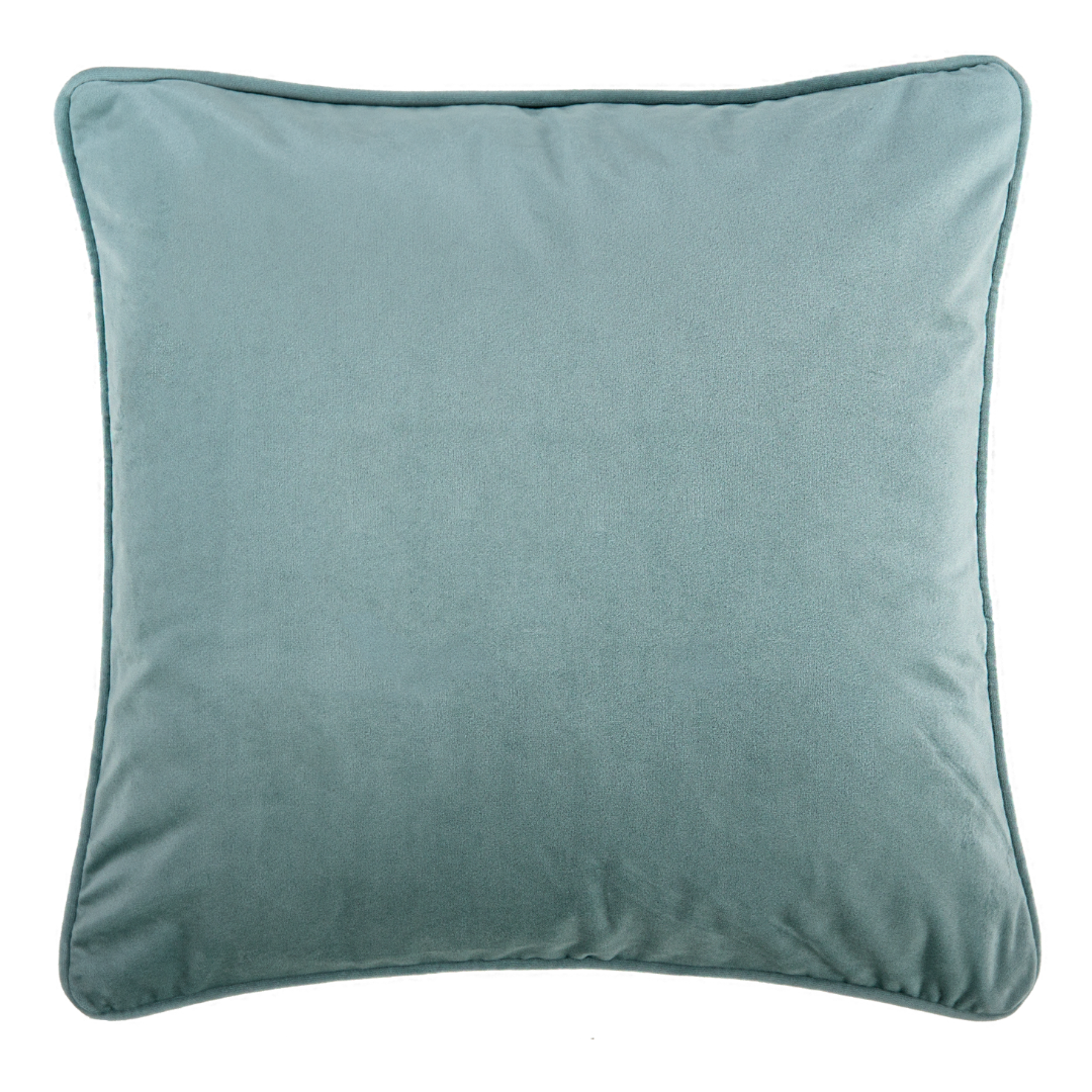 Cushion (filled) VELVET - 45x45 cm: Greensage