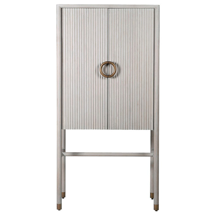 Chamille Oak Bar Cabinet - Stylish Storage Solution