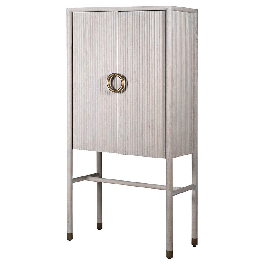Chamille Oak Bar Cabinet - Stylish Storage Solution