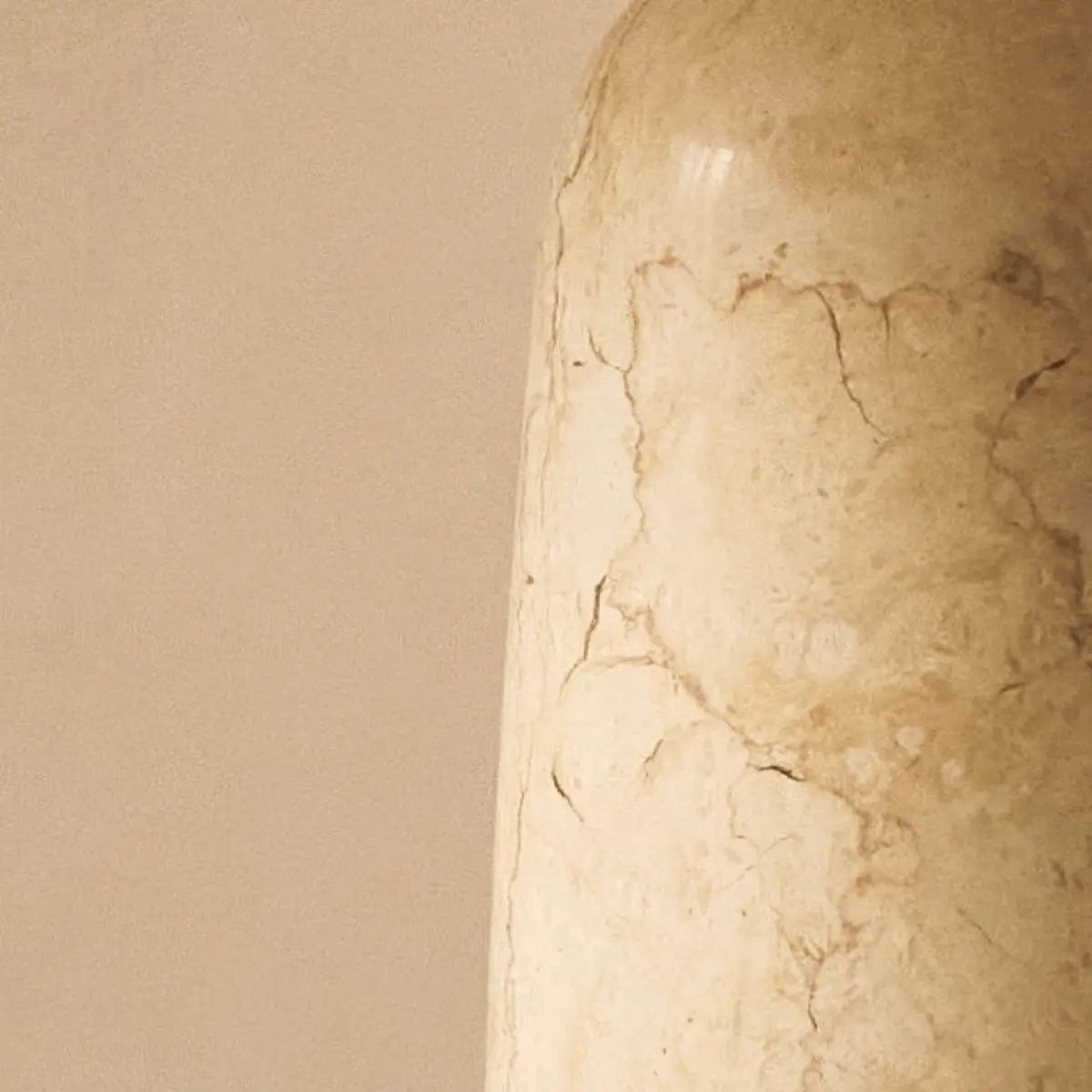 Charlotte Marble Lamp | Cotton Shade & Elegant Lighting - LUXONAS HOME