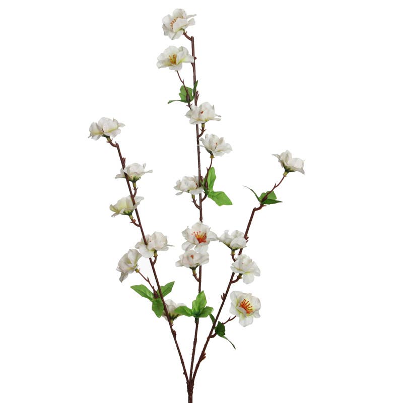 Cherry Blossom Branch 62 cm Cream