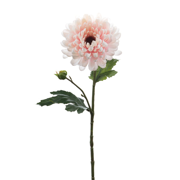 Chrysanthemum Vivace Pink Faux Flower Stem - 56cm